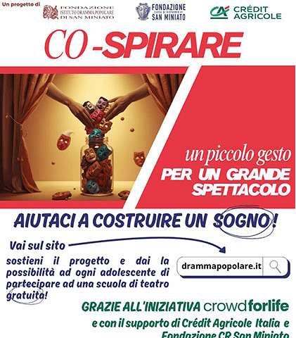 Fai crescere il progetto della scuola di teatro CO-SPIRARE